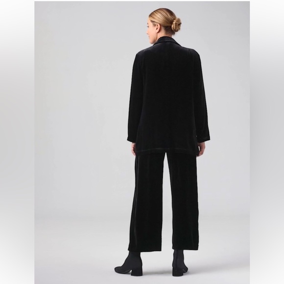 NWT EILEEN FISHER Velvet Long Blazer - Picture 6 of 13
